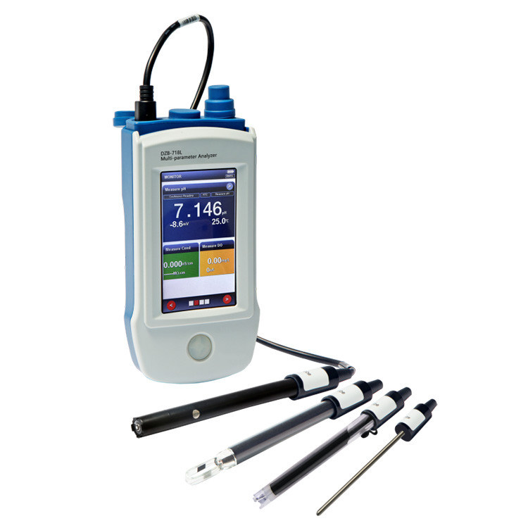 Portable Multiparameter Meter IP65 housing USB Interface Cond/ DO/pH/pX